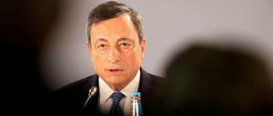 EZB-Chef Mario Draghi drückt sich sehr vorsichtig aus.