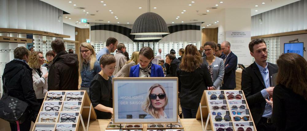Am Alexanderplatz hat der Online-Brillenhändler Mister Spex jetzt einen Laden aufgemacht.