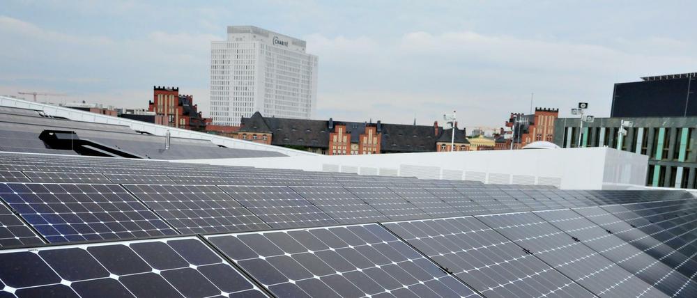 Solaranlage in Berlin: Mehr als 50 Prozent des Stroms kamen 2017 aus erneuerbaren Quellen