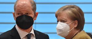 Unbequeme Fragen in Aussicht: Olaf Scholz und Angela Merkel müssen in dieser Woche vor dem Wirecard-U-Ausschuss aussagen. 