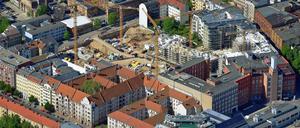 Bauen im Hinterhof. Im südlichen Prenzlauer Berg entsteht ein neues Wohnquartier „La vie“. Viele Wohnungsunternehmer beklagen aber das negative Neubauklima in Berlin.