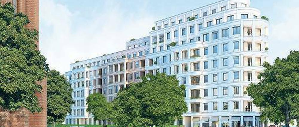 Der neue Wohnkomplex liegt zwischen City West und Potsdamer Platz. Es mangelt nicht an Schulen, Einkaufsmöglichkeiten und Ärzten...