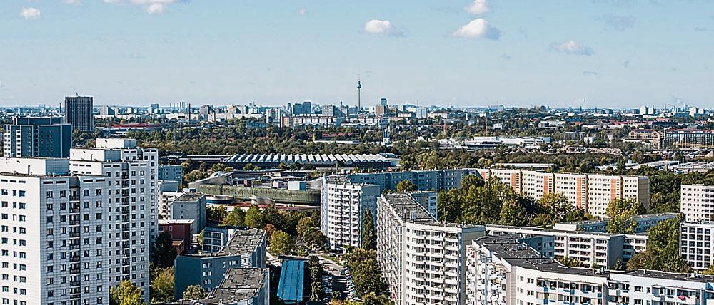 Freie Sicht bis zum Fernsehturm. Immobilienentwickler sehen Marzahn als Standort für neue Wohnungsbauprojekte.