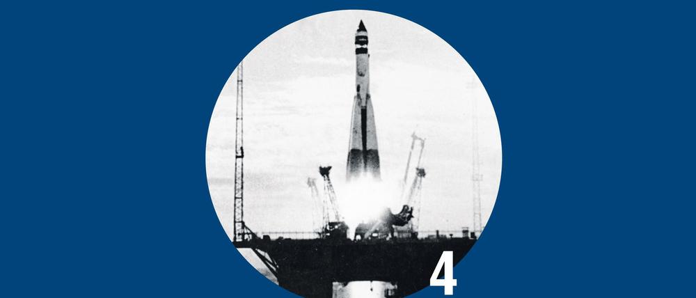 Interkontinentalgeschosse basierend auf Typ R7 beförderten die sowjetischen "Wostok"-Kapseln und "Lunar"-Sonden.