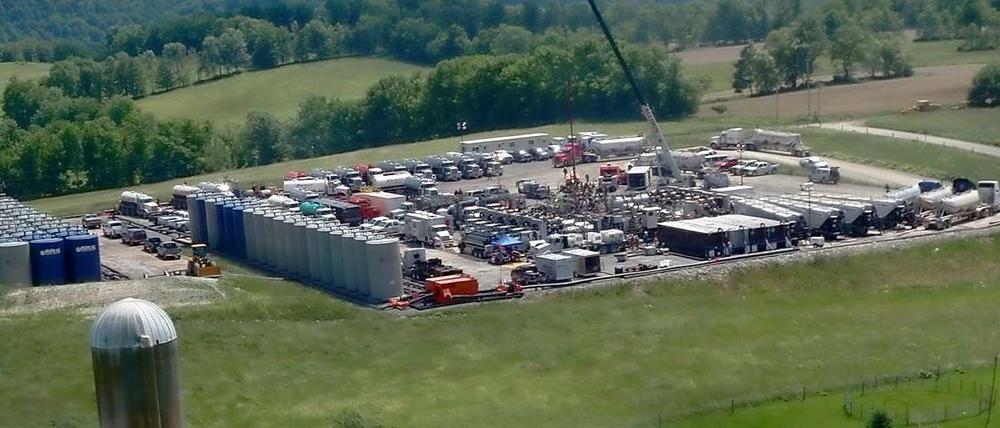 Umstritten. Nahe einer Farm in Pennsylvania wird aus dem Marcellus-Schiefer Schiefergas gefördert. Dabei gelangte Gas ins Grundwasser.