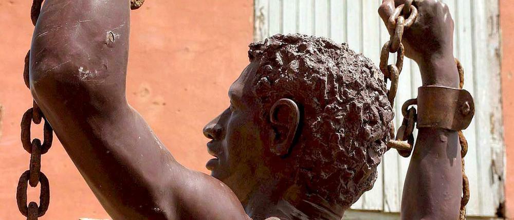 Ein Denkmal auf Goree im Senegal erinnert an die Abschaffung der Sklaverei.