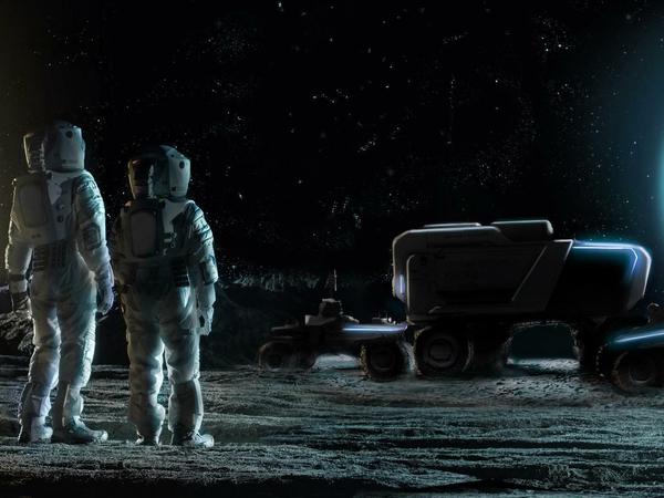 Die Firmen Lockheed Martin and GM sollen für das Artemis-Programm neue Mondautos bauen. Die Astronauten scheinen jetzt schon zu staunen.