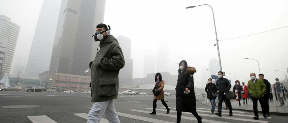 In China verschmutzen Abgase aus Kohlekraftwerken und der Industrie die Luft massiv.