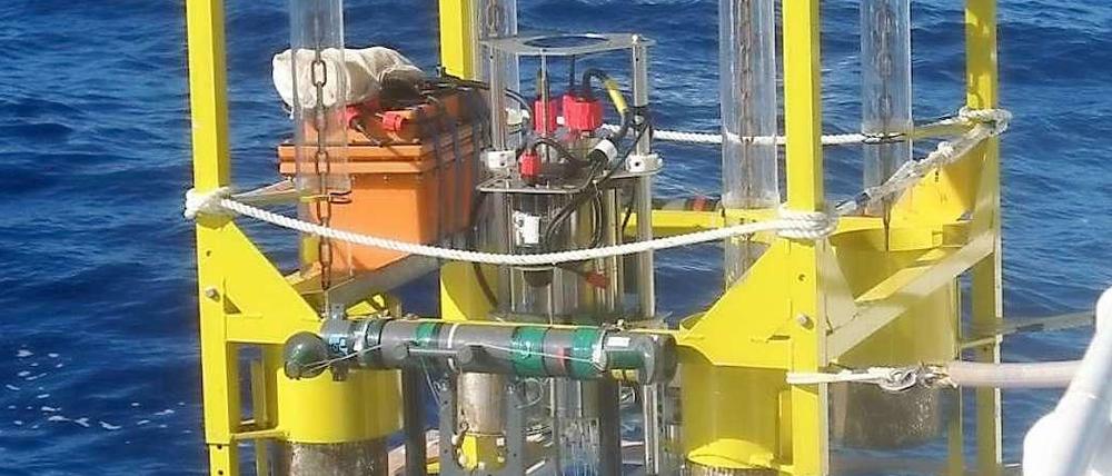 Tiefseeroboter. Um die Sauerstoffverteilung im Marianengraben zu messen, mussten die Ozeanographen zunächst einen speziellen Roboter konstruieren, der dem Druck in elf Kilometer Tiefsee standhalten kann.