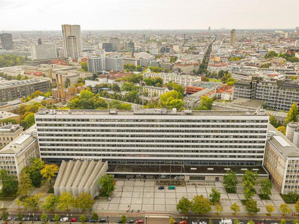 Der Campus der TU Berlin - die Erschütterungen des Stadtlebens beeinflussen auch manche Forschung. 