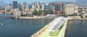 Ein Museum für den Hafen von Rio: Das spektakuläre Gebäude des Stararchitekten Santiago Calatrava soll eine der ärmsten Gegenden der Stadt aufwerten.