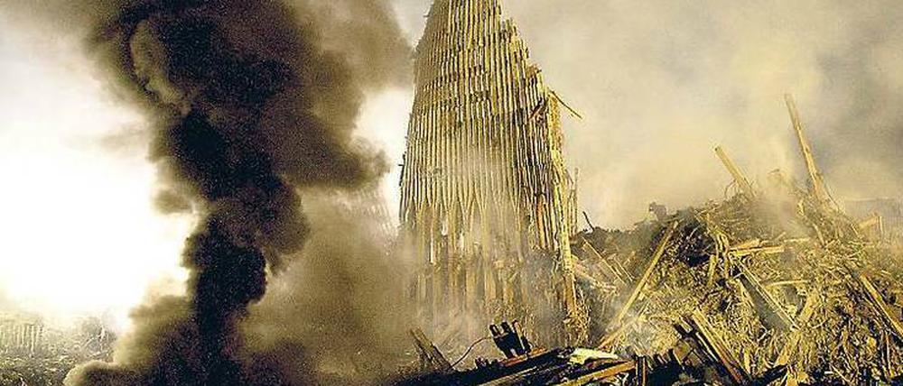 Die Ruine des World Trade Centers. Die Anschläge im September 2001 in den USA wurden vor allem in der arabischen Welt auch als Initialzündung für eine weltweite antisemitische Mobilisierung verstanden.