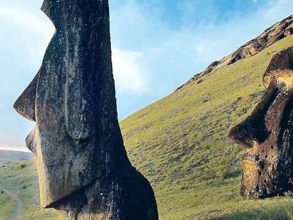 Moai-Stauen auf der Osterinsel.