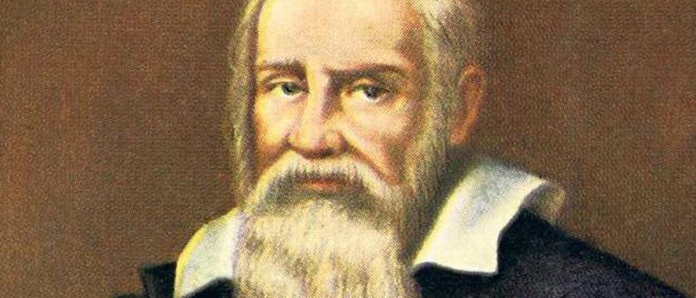 Galileo Galilei. Bild eines Malers aus dem 18. Jahrhundert.