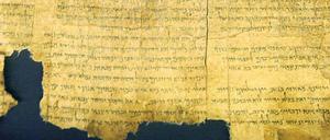 Zugang für alle. Die Schriftrollen von Qumran wurden digitalisiert und können heute im Internet von jedem erforscht werden – ein Beispiel für Digital Humanities. 