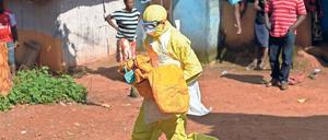 Unter den Ebola-Toten in Freetown sind auch viele Kinder.