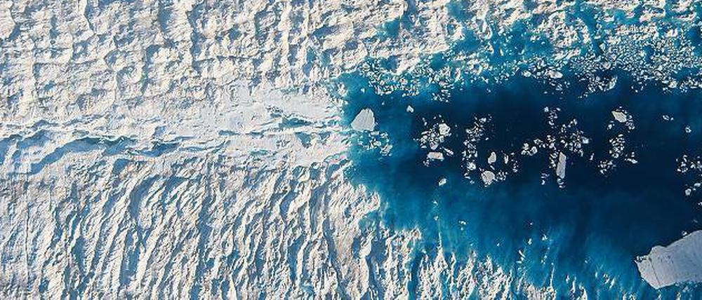 Verunreinigungen im Eis in Grönland