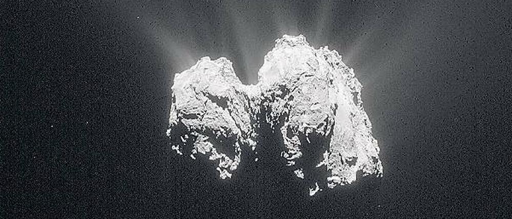 Ein Klumpen aus Eis und Staub - mehr ist der Komet Tschuri eigentlich nicht.