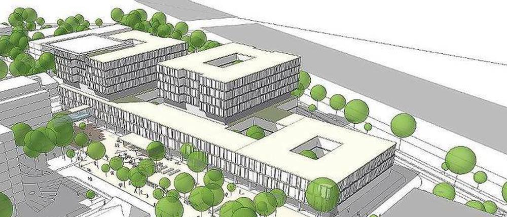 Städtebauliches Konzept für das Universitäre Herzzentrum Berlin.