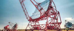 Das H.E.S.S.-Teleskopsystem in Namibia.