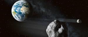 Zweimal pro Umlauf kreuzt Asteroid „2011 ES4“ die Erdbahn.