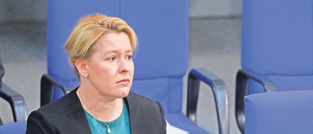 Bundesfamilienministerin Franziska Giffey (SPD). 