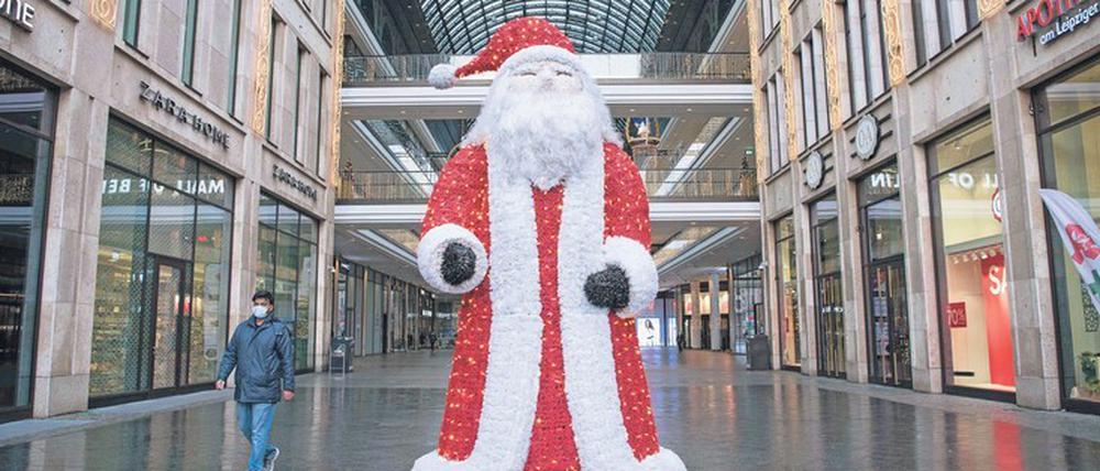 Lockdown zu Weihnachten wie hier in Berlin
