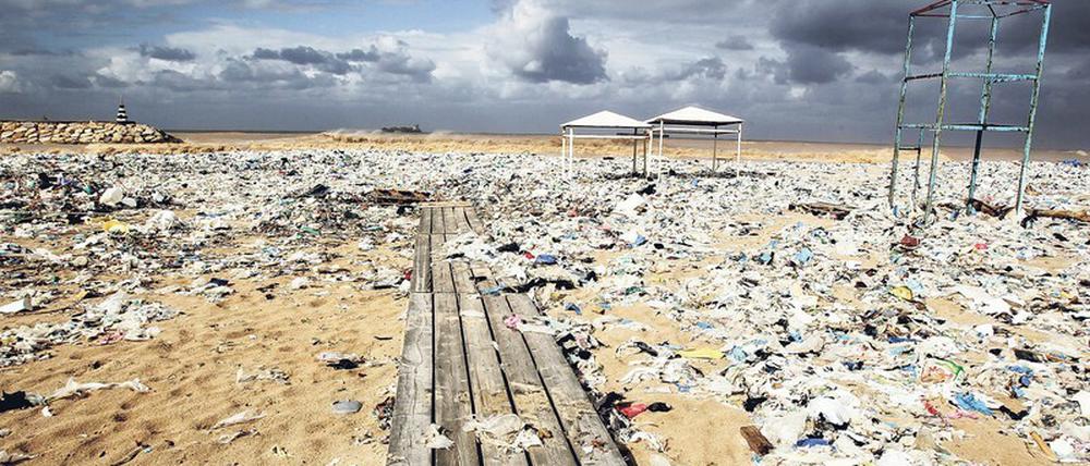 Der Anteil von Kunststoff im Strandmüll steigt. 