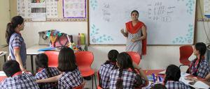 Schon jetzt wird an rund 500 Schulen in Indien Deutsch gelehrt.