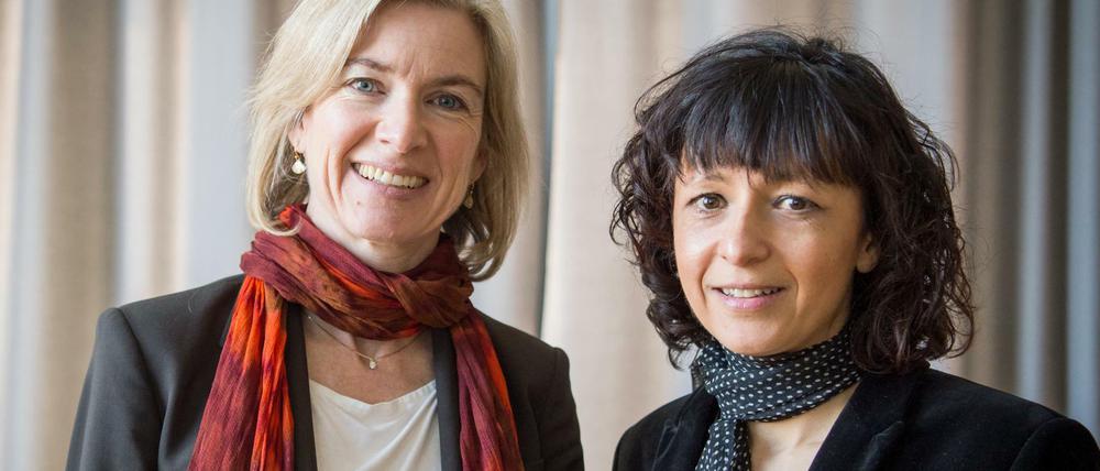 Wurden mit dem Chemie-Nobelpreis geehrt: Jennifer A. Doudna (l) und Emmanuelle Charpentier (Archivbild)