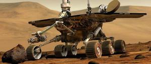 Eine Nasa-Darstellung des Mars-Rovers "Opportunity".