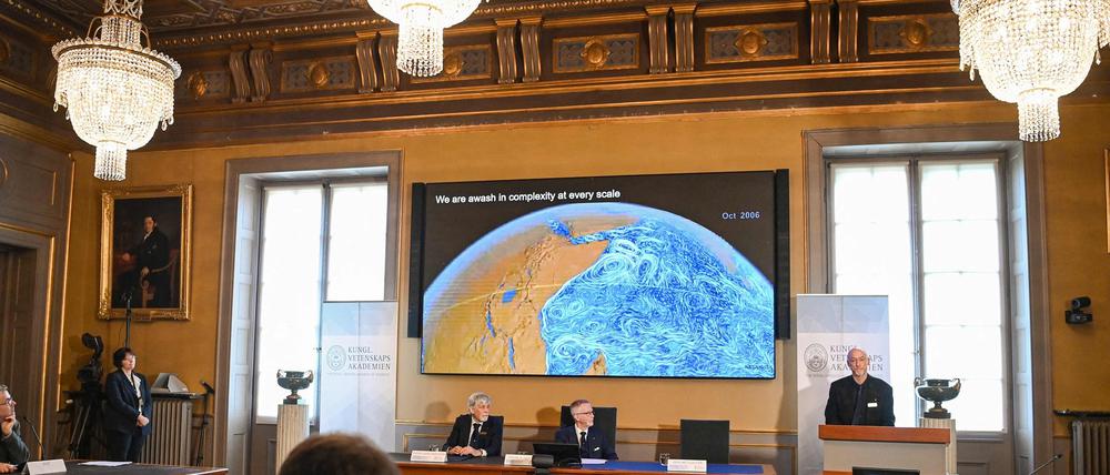 Meeresströmungen im Nordatlantik zählen zu den komplexen Mustern, deren Entwicklung von Klimamodellen prognostiziert werden sollen.
