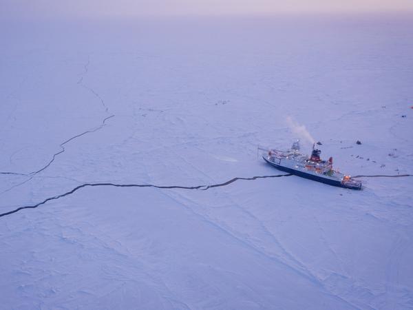 Die "Polarstern" trieb schneller durch das Eismeer als die Forschenden erwartet hatten.  