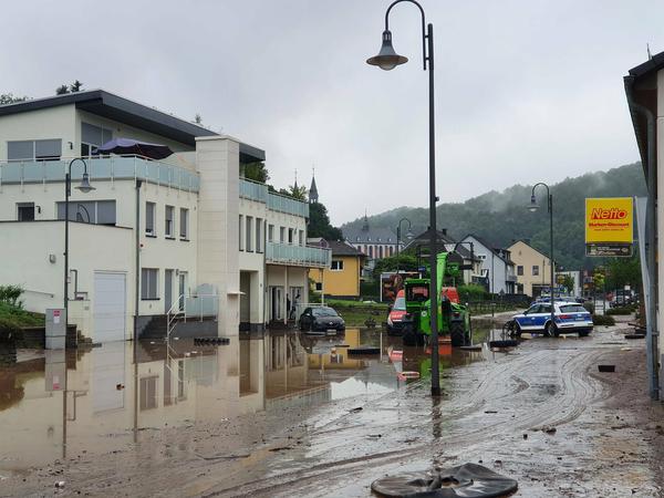 Die Flutkatastrophe in Prüm in der Eifel hat eine Spur der Verwüstung hinterlassen.