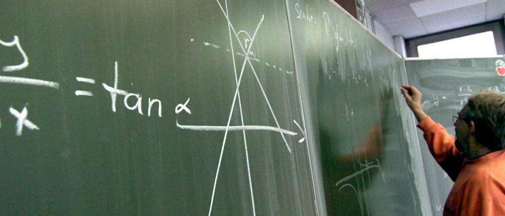 Mathe-Unterricht in der Oberstufe.
