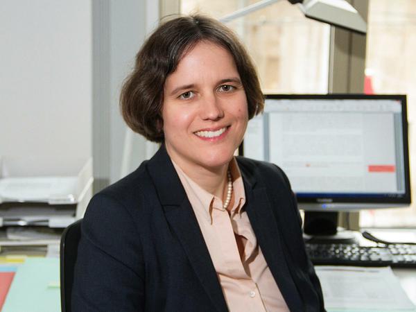 Julia von Blumenthal, Politikwissenschaftlerin und Kandidatin für das Amt der Viadrina-Präsidentin.