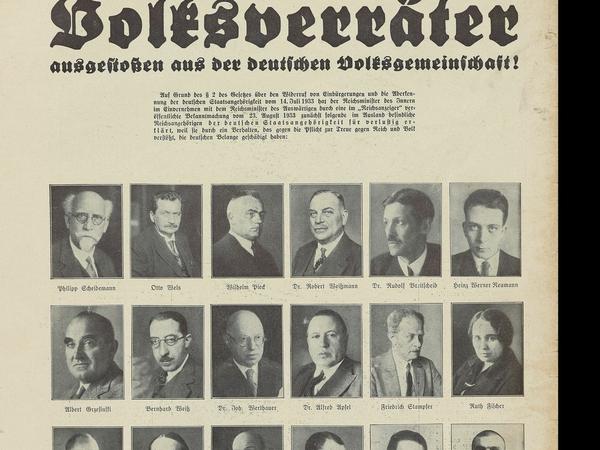 Im Nationalsozialismus war die "Volksgemeinschaft" die relevante Kategorie, die das Eigene vom Fremden unterschied.