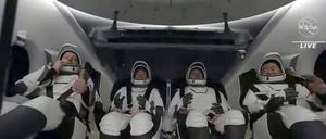Rückkehr zur Erde: Die ISS-Besatzung ist zurück.